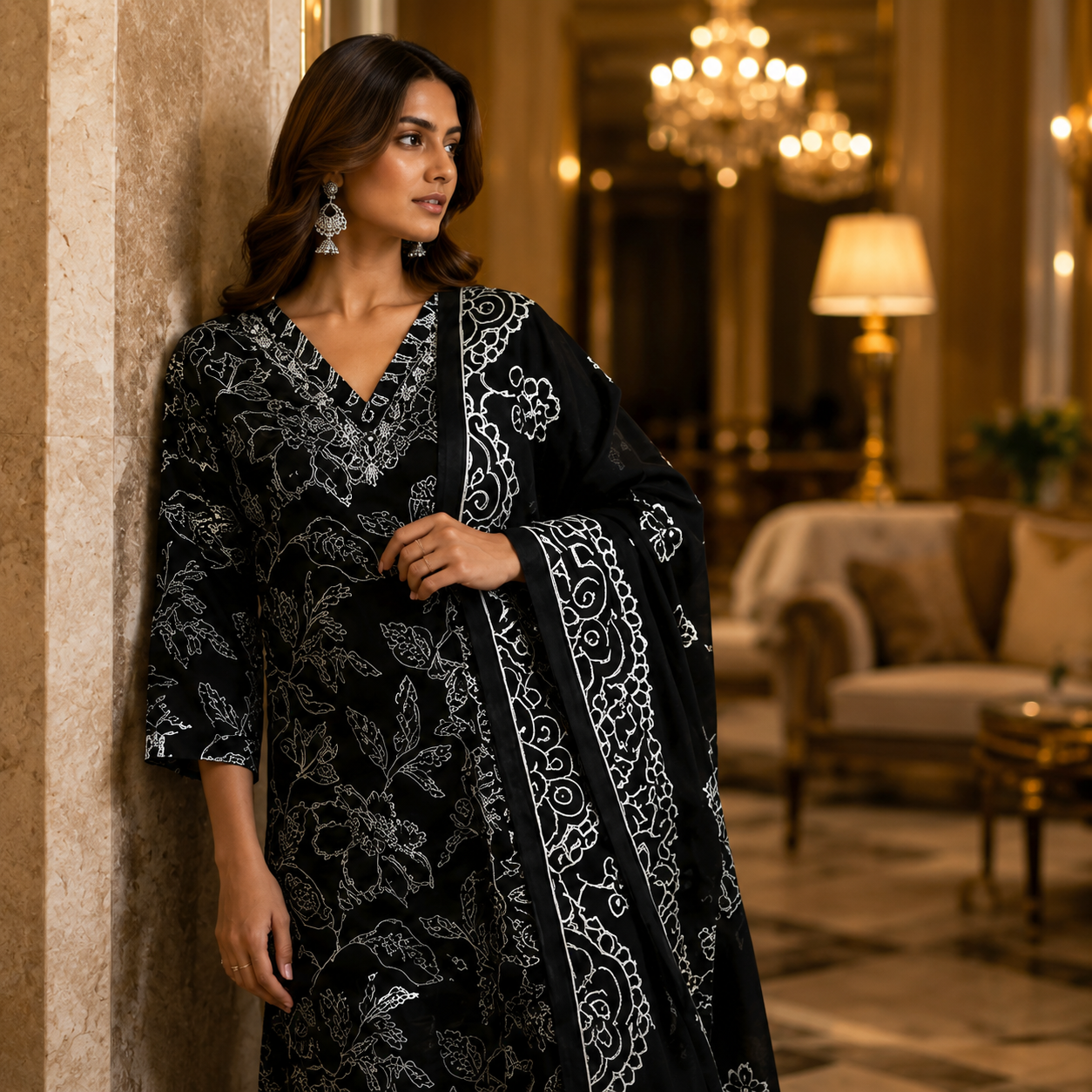 Imperial Black Heritage Suit Set