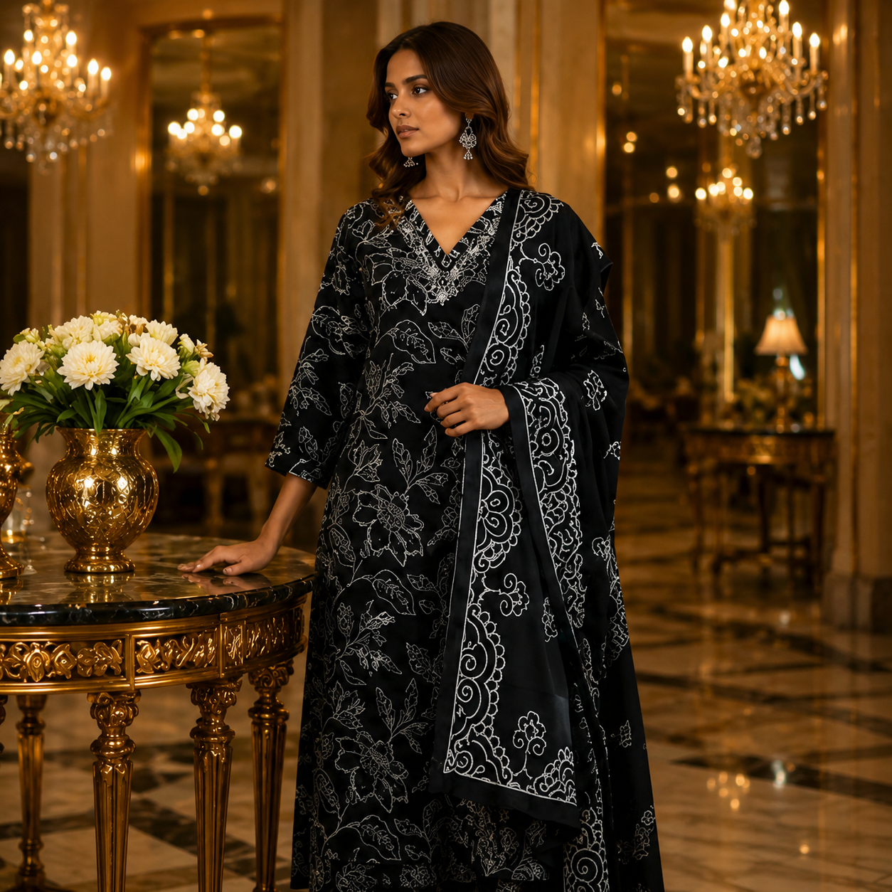 Imperial Black Heritage Suit Set