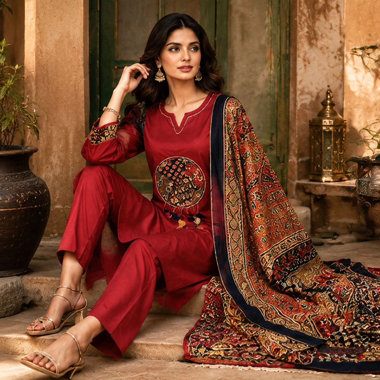 Crimson Heritage Royale Suit Set