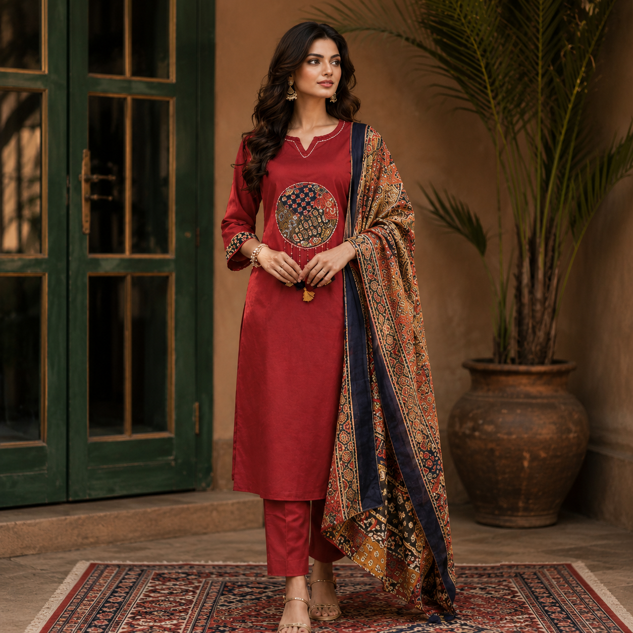 Crimson Heritage Royale Suit Set