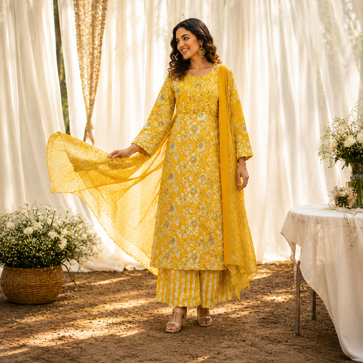 Sunlit Meadow Luxe Suit Set