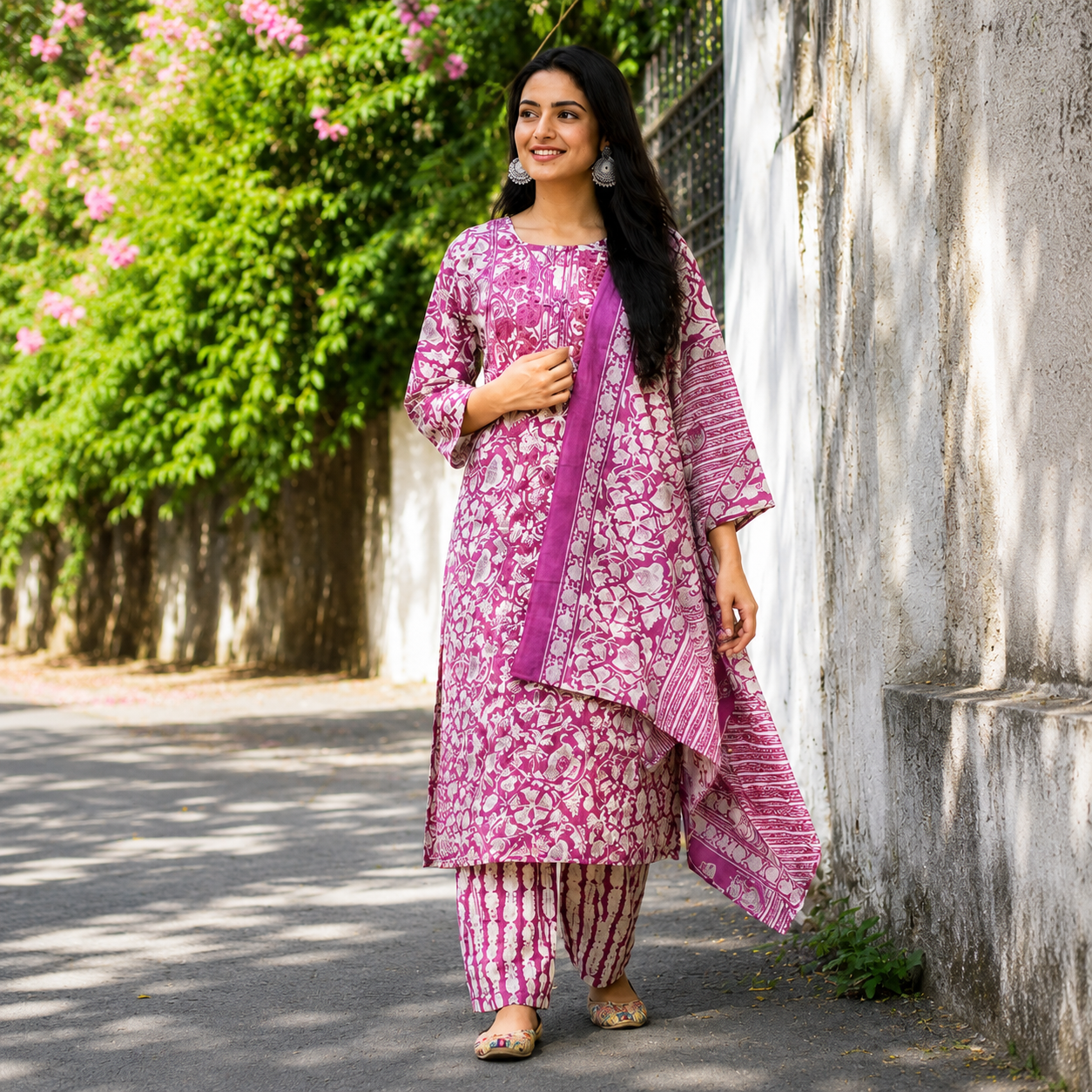Orchid Bloom Heritage Suit Set