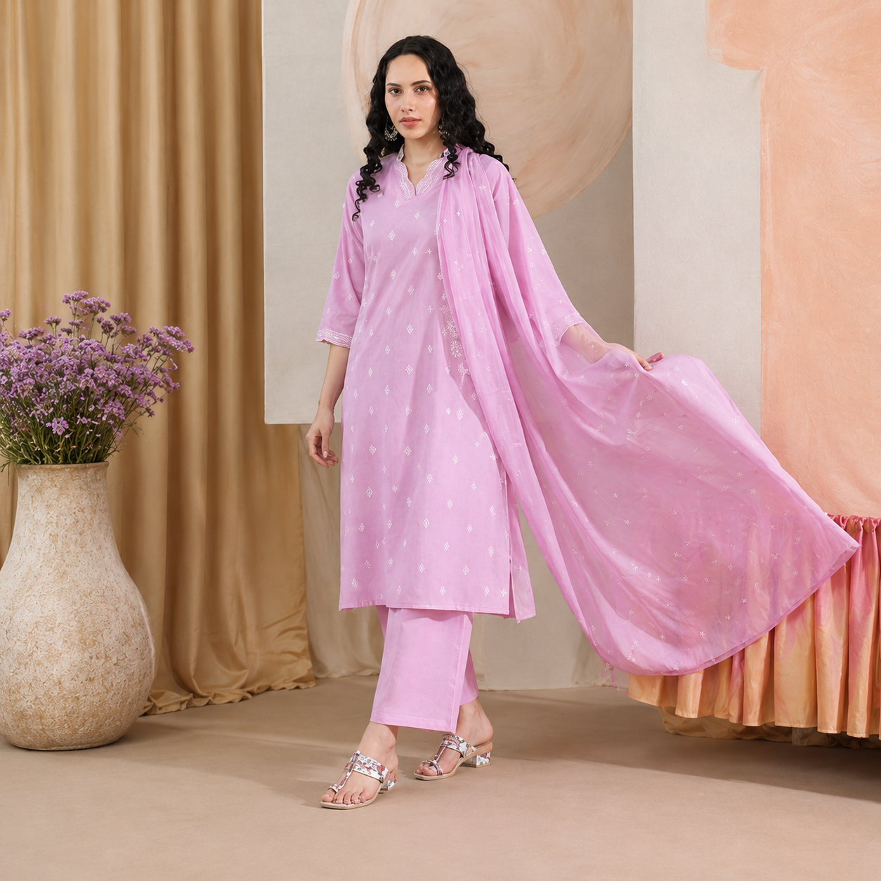 Pink Mist Grace Suit Set