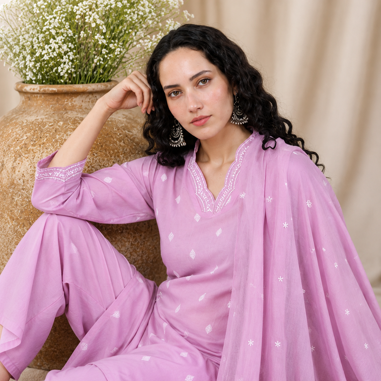 Pink Mist Grace Suit Set
