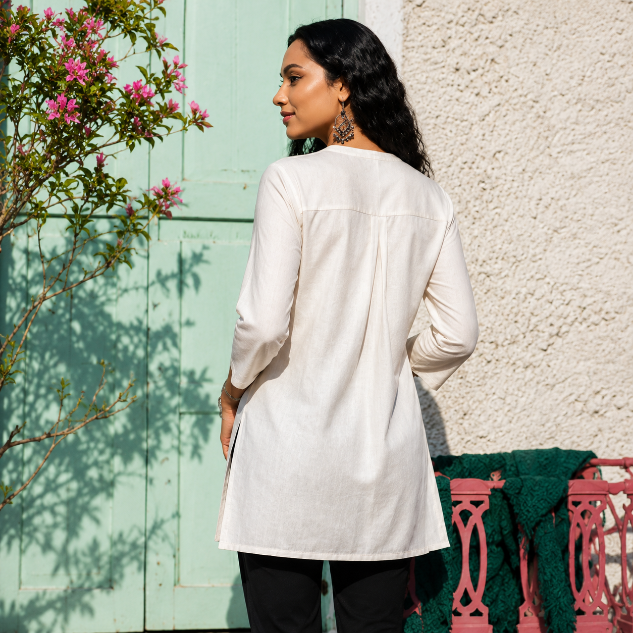 Ivory Flora Grace Top