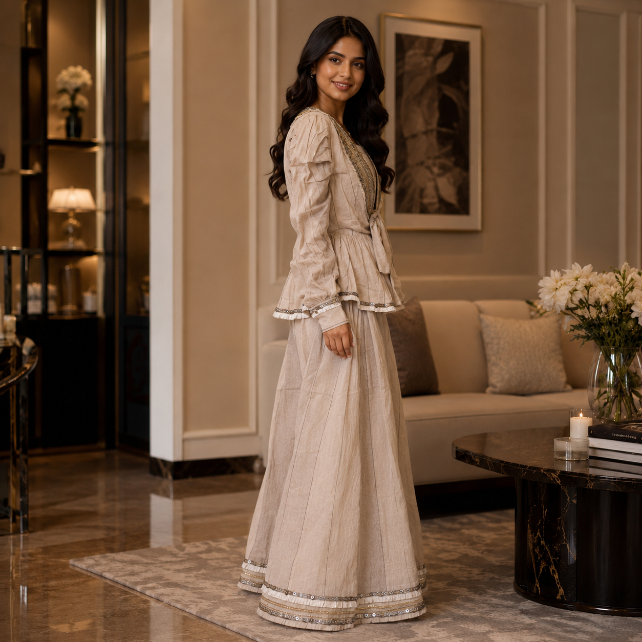Pearl Royale Couture Ensemble Set