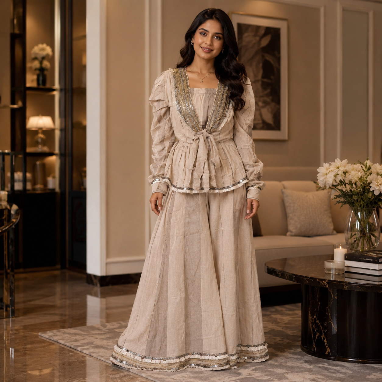 Pearl Royale Couture Ensemble Set