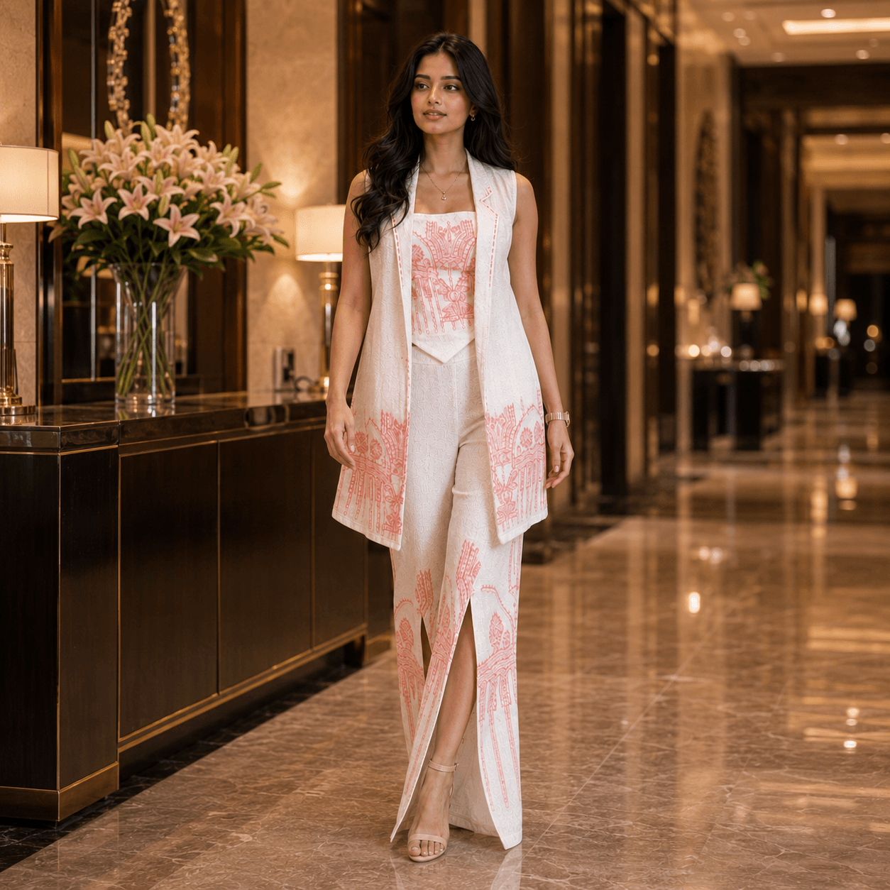 Ivory Noor Luxe Co-ord Set