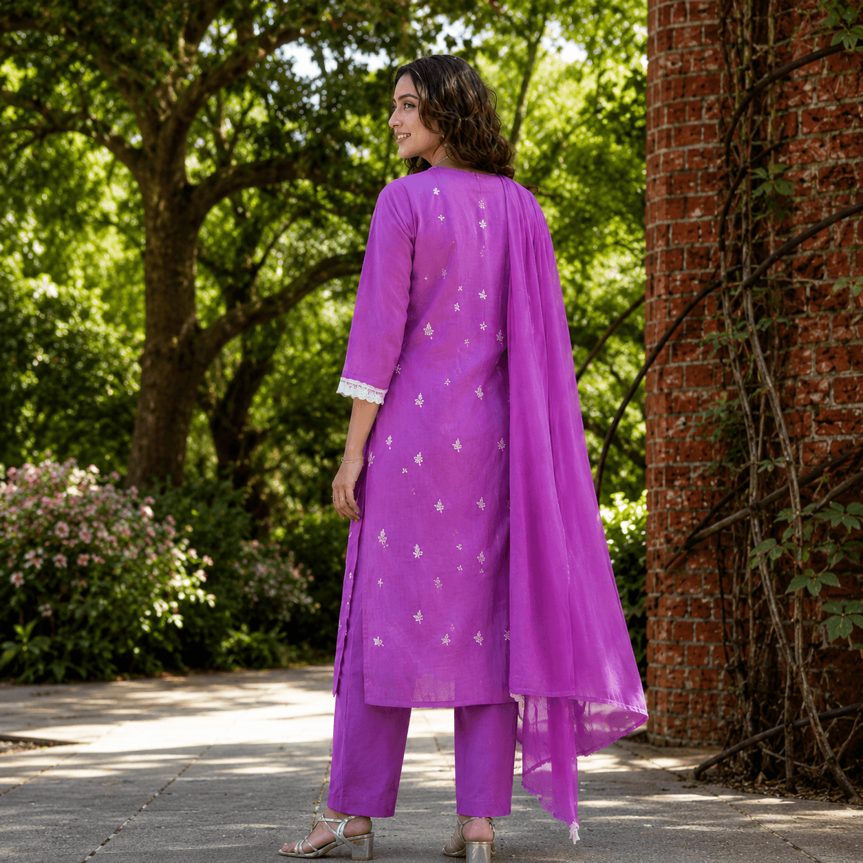 Orchid Purple Kurta Set
