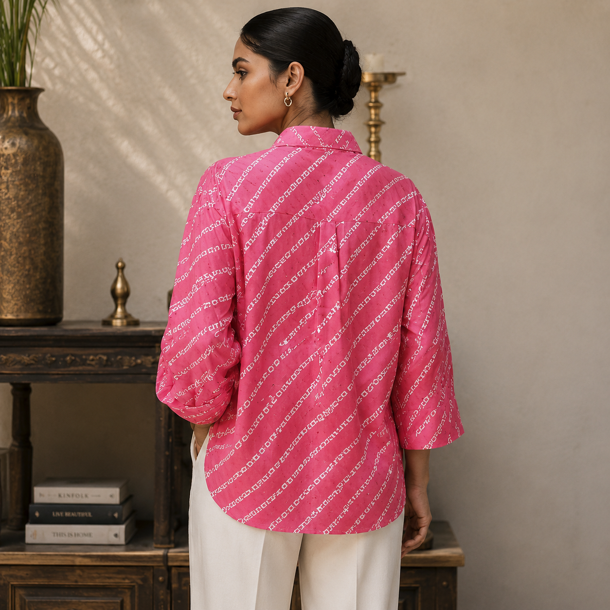 Rosy Elegance Shirt