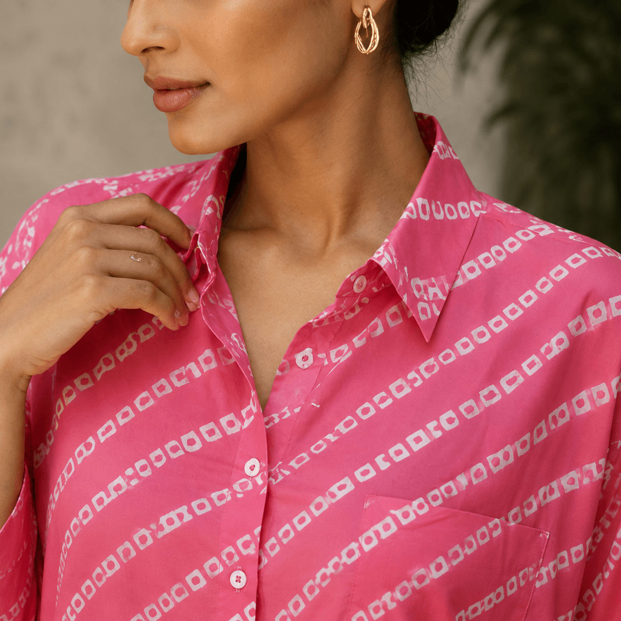 Rosy Elegance Shirt