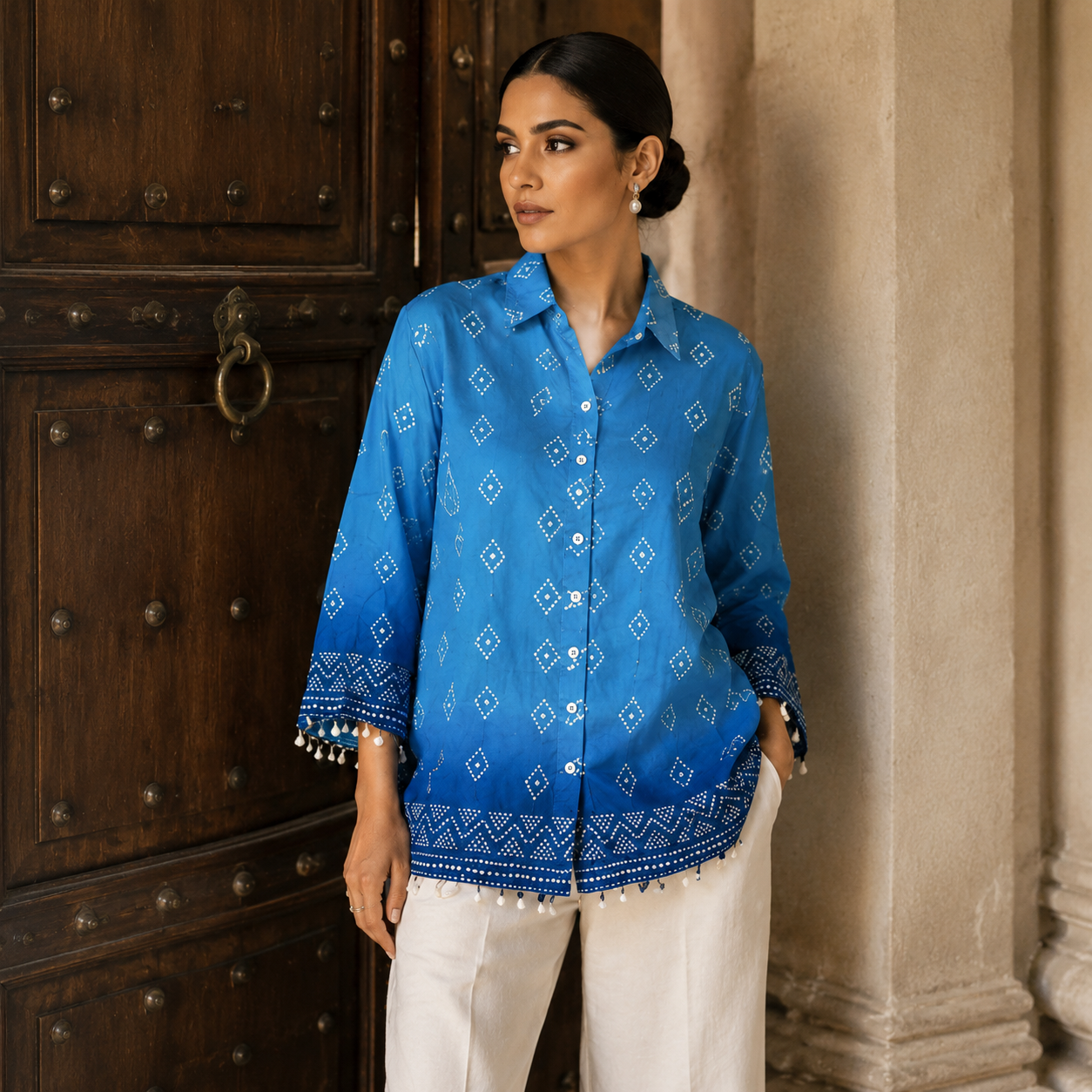 Royal Blue Artisan Shirt