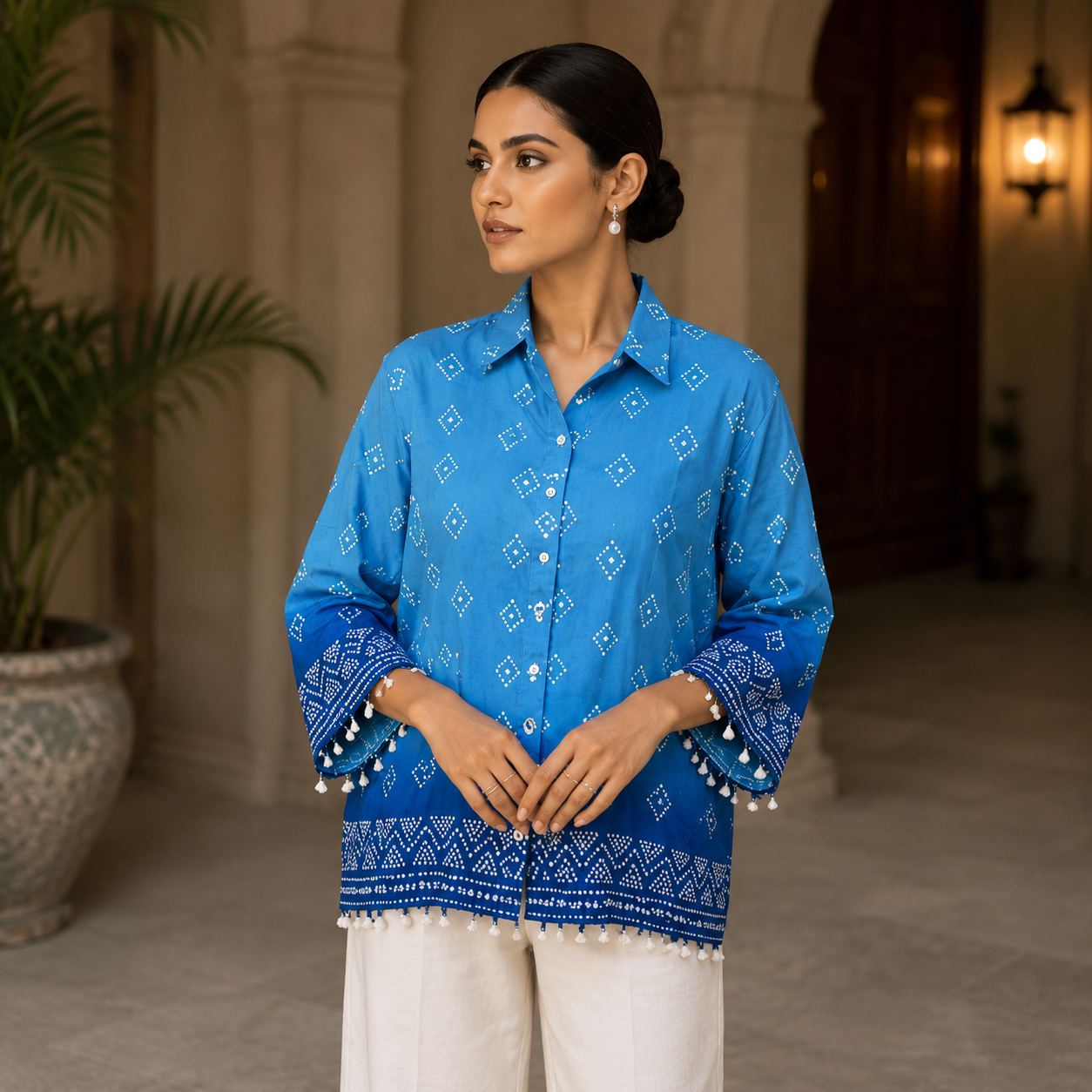 Royal Blue Artisan Shirt