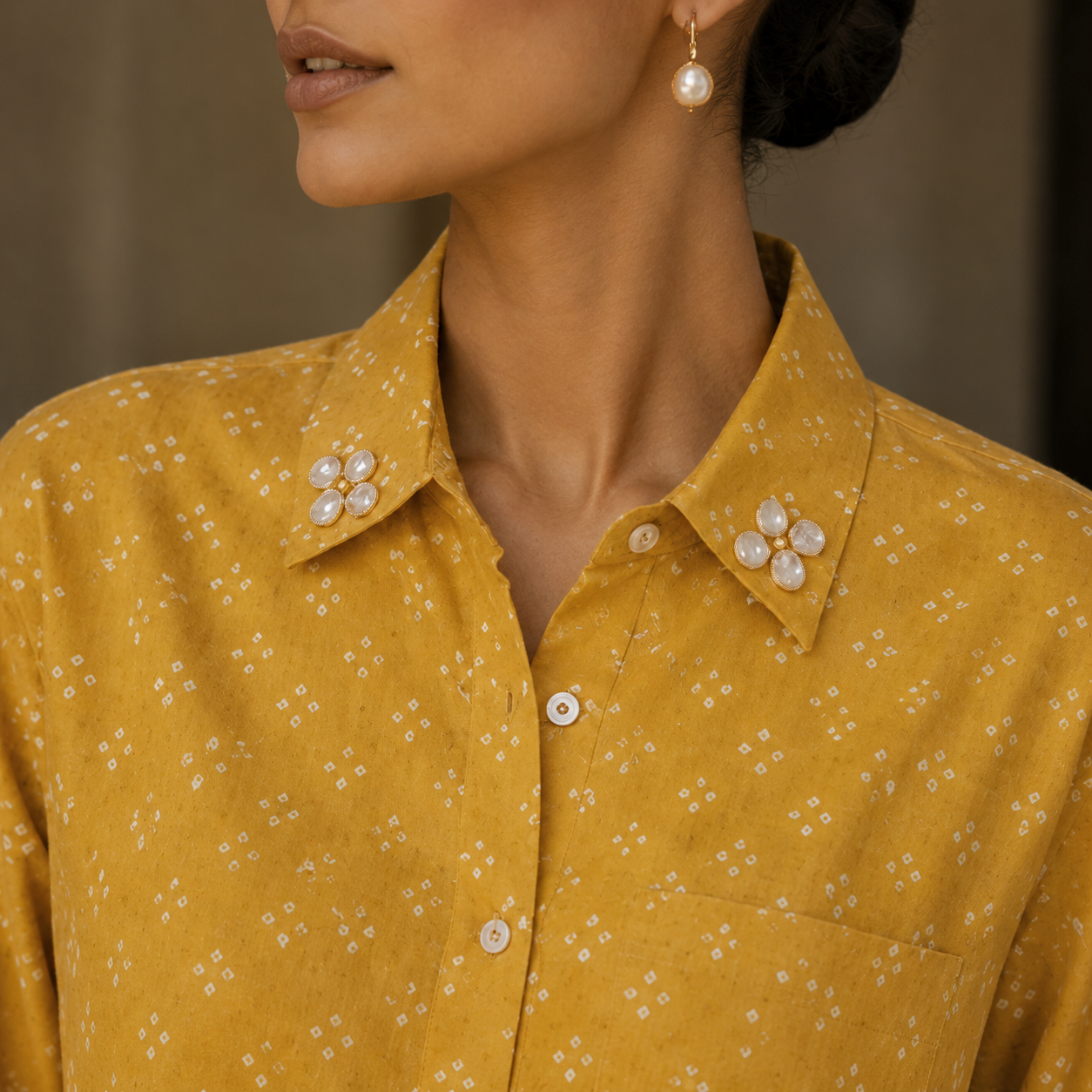 Sunlit Sand Luxury Shirt