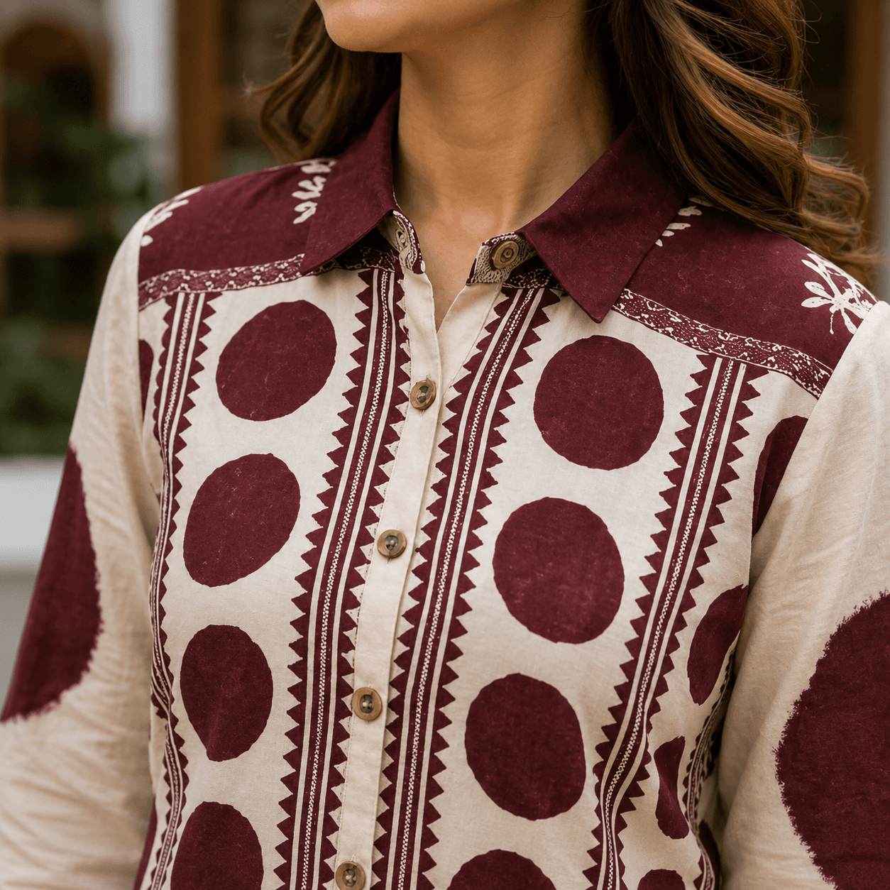 Maroon Muse Shirt