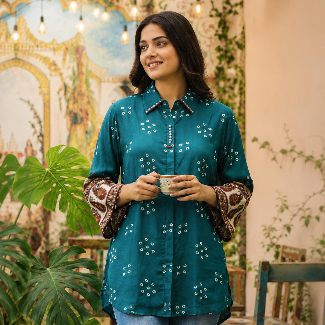 Ocean Bloom Premium Shirt