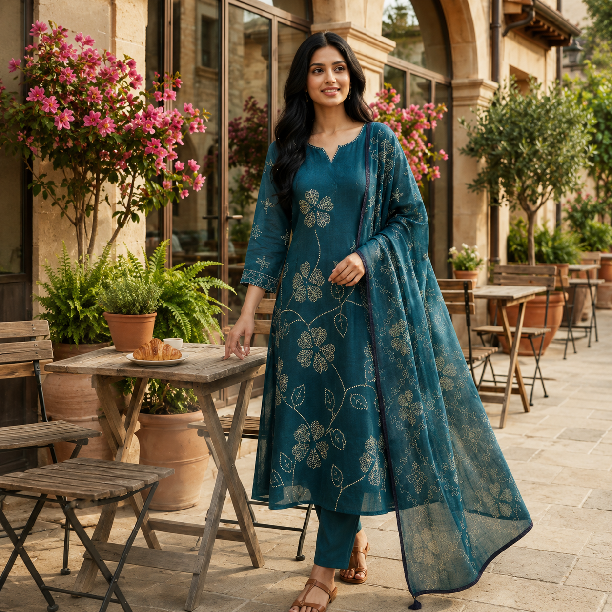 Royal Blossom Suit Set