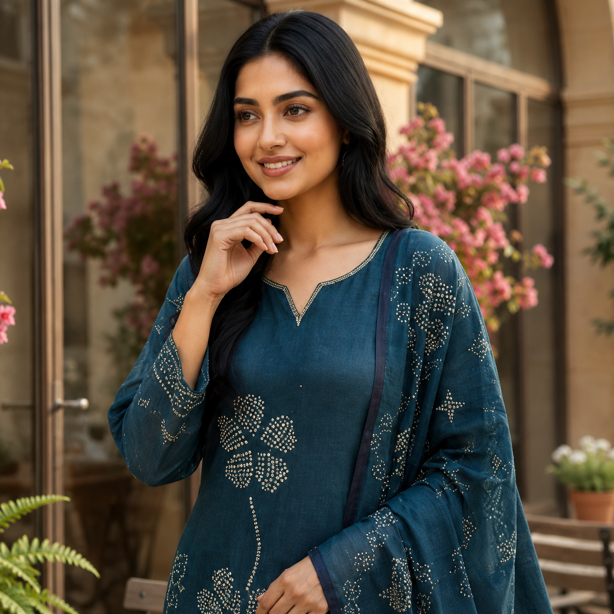 Royal Blossom Suit Set