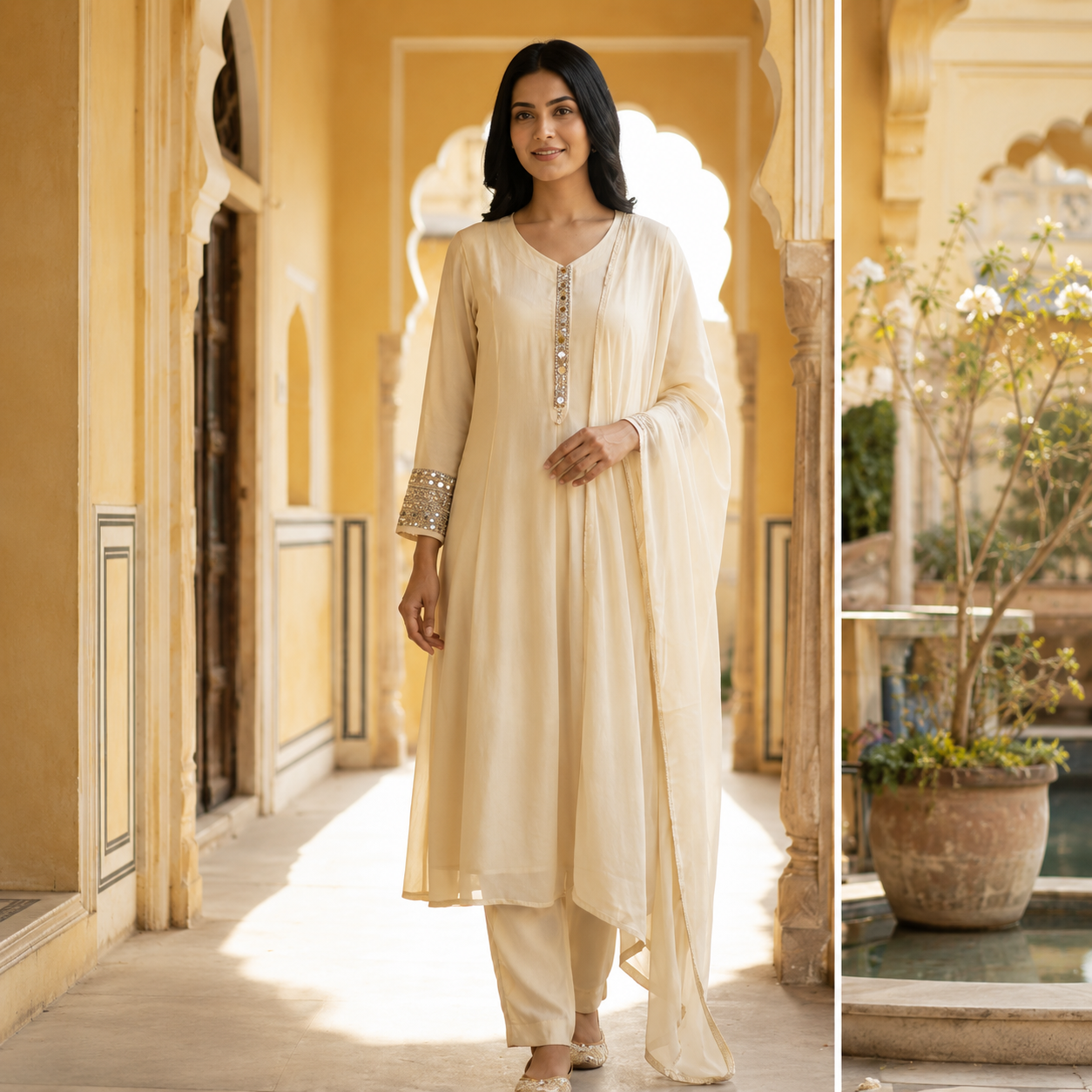 Ivory Grace Suit Set