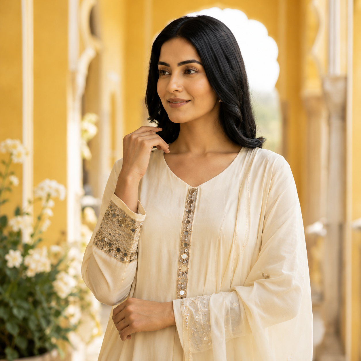 Ivory Grace Suit Set