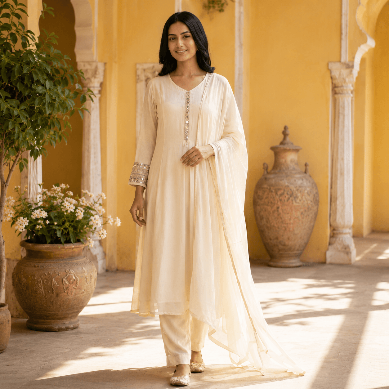 Ivory Grace Suit Set
