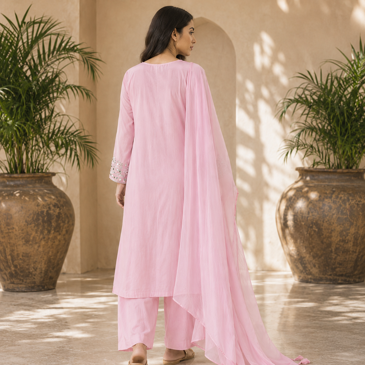 Rosé Elegance Suit Set