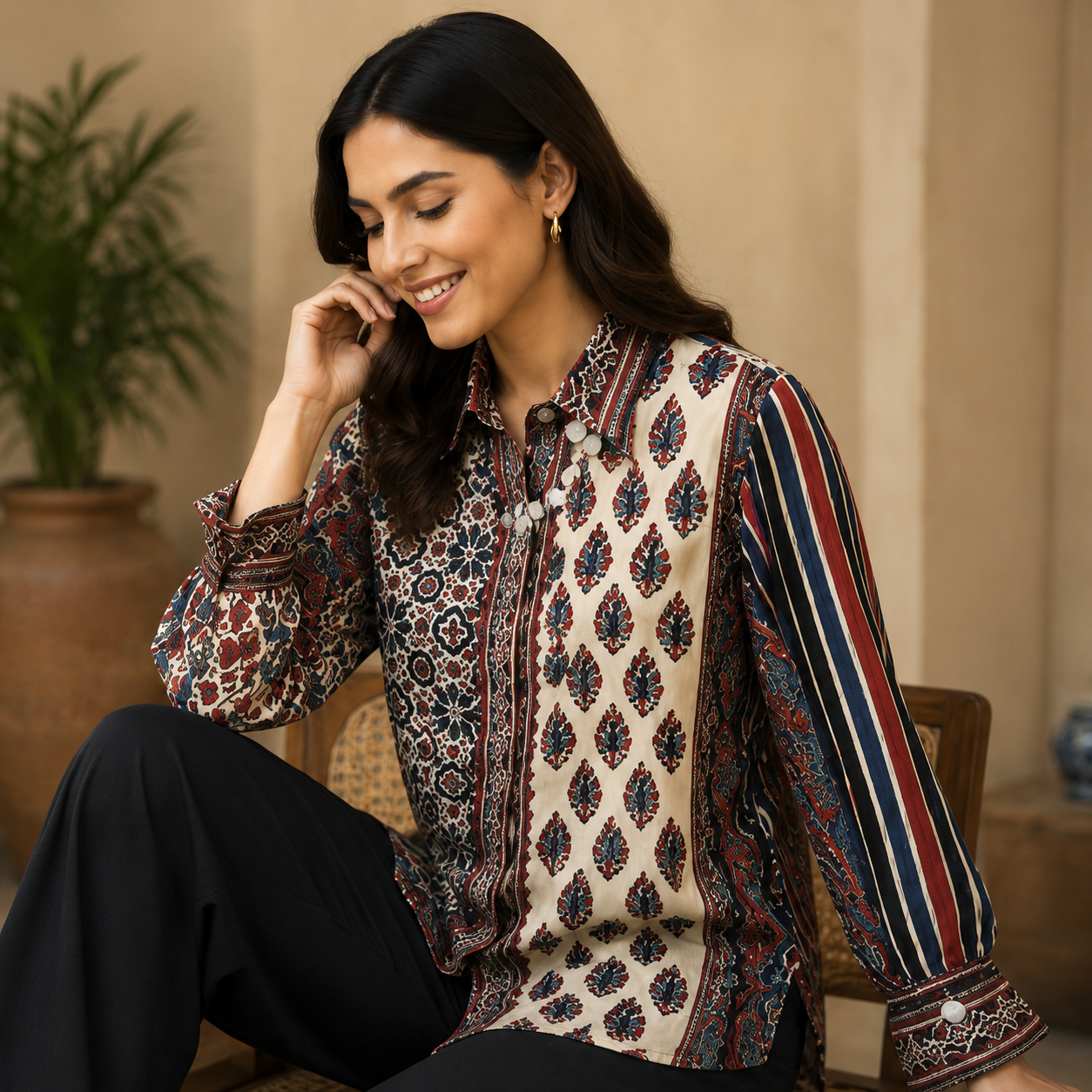Dynasty Motif Shirt