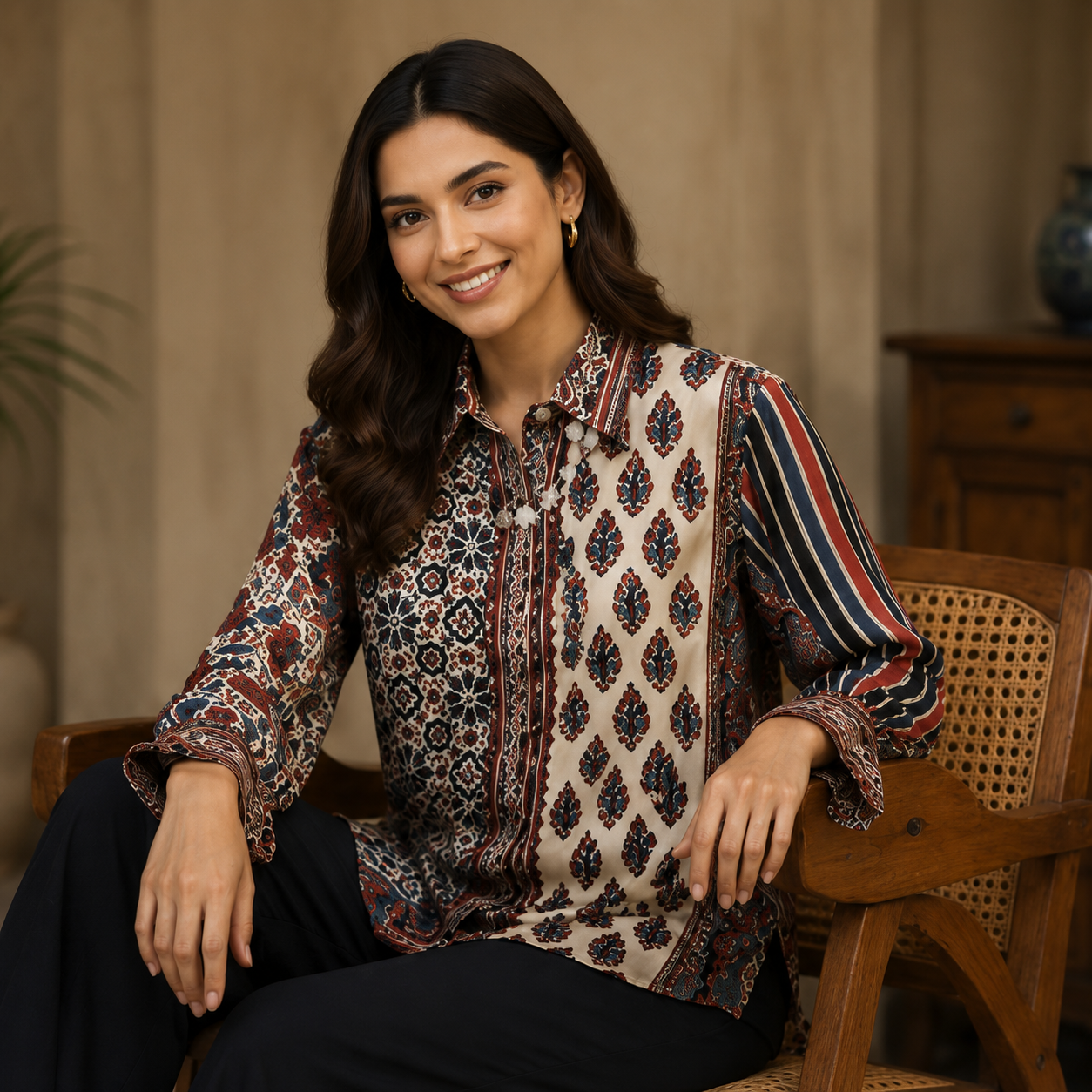 Dynasty Motif Shirt