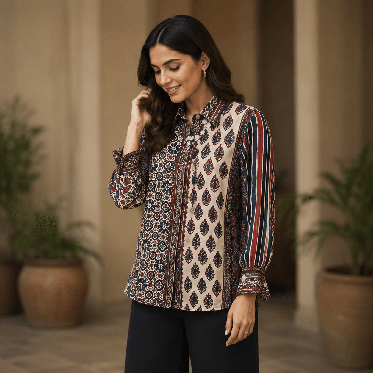 Dynasty Motif Shirt