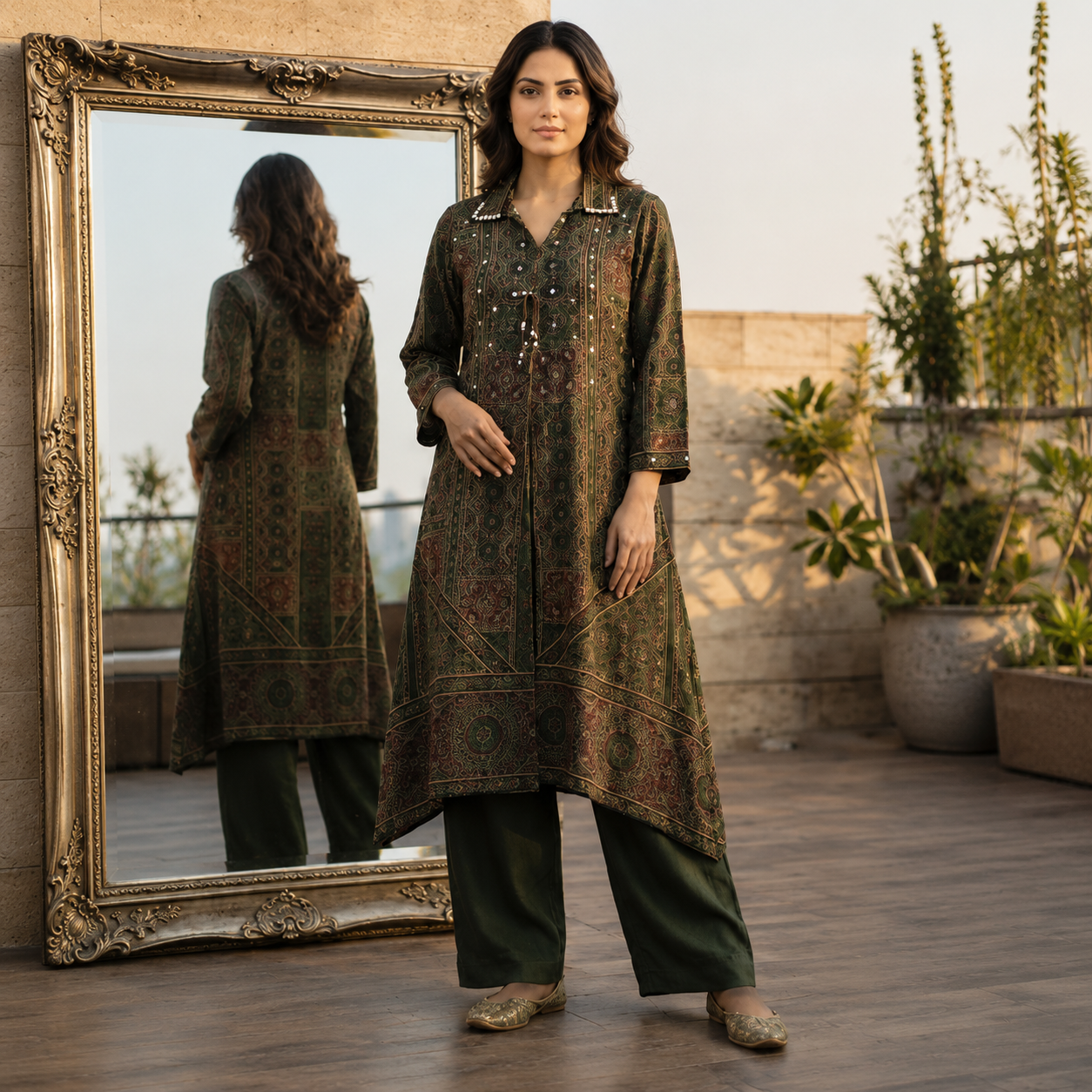 Majestic Tapestry Suit Set