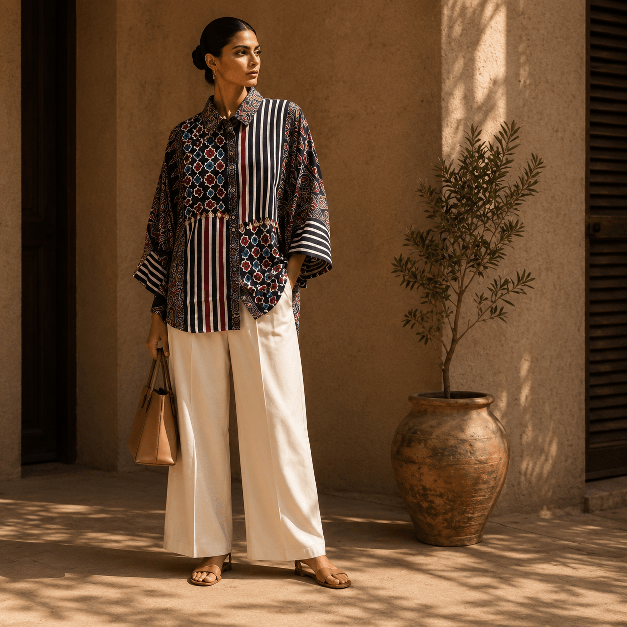 Noor Mosaic Luxe Shirt
