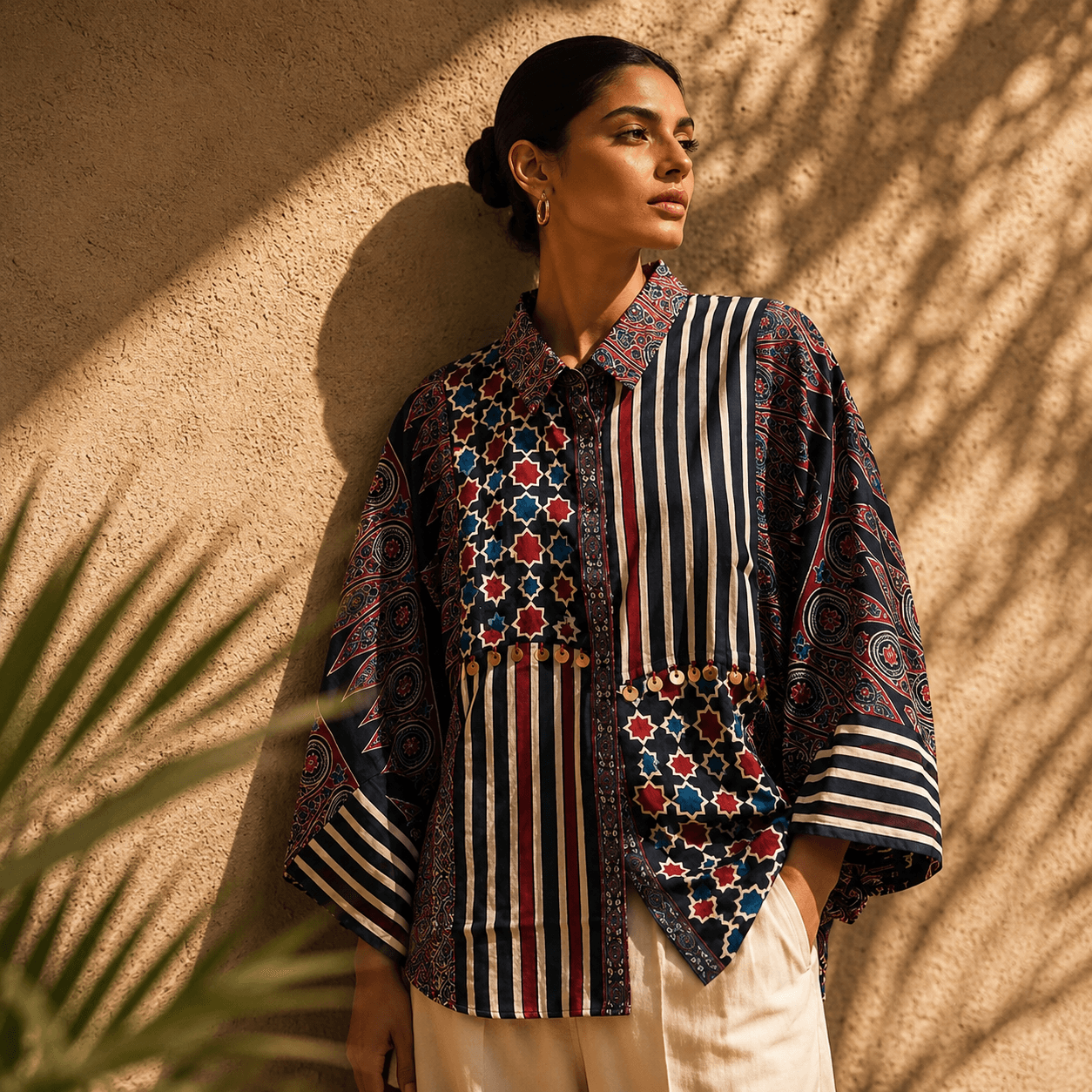 Noor Mosaic Luxe Shirt