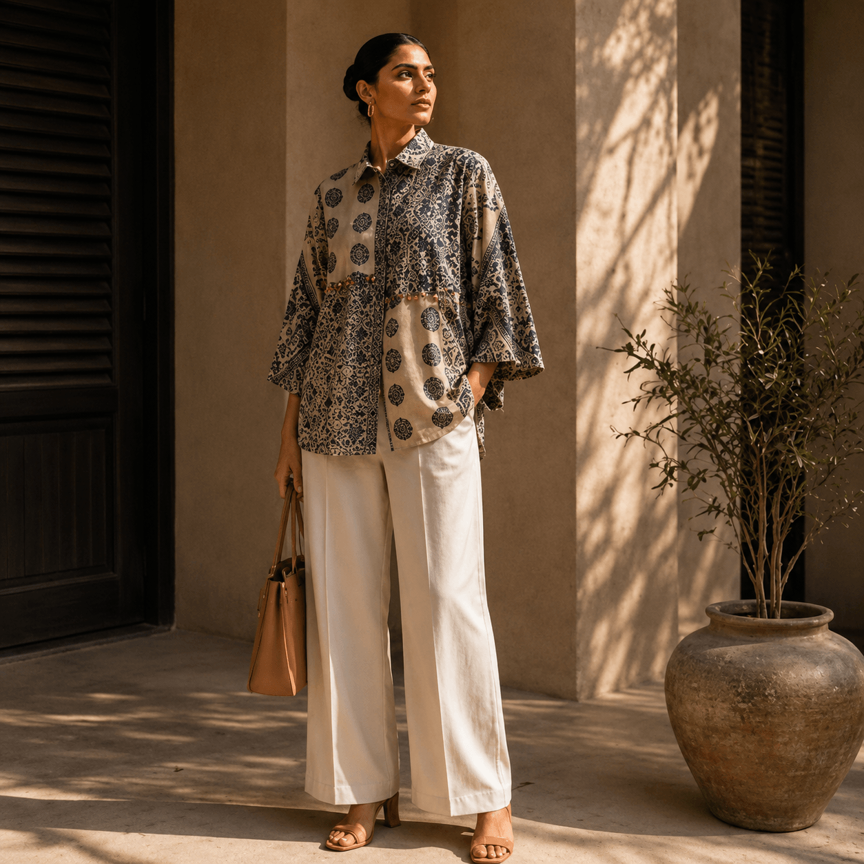 Ivory Zaria Heritage Shirt