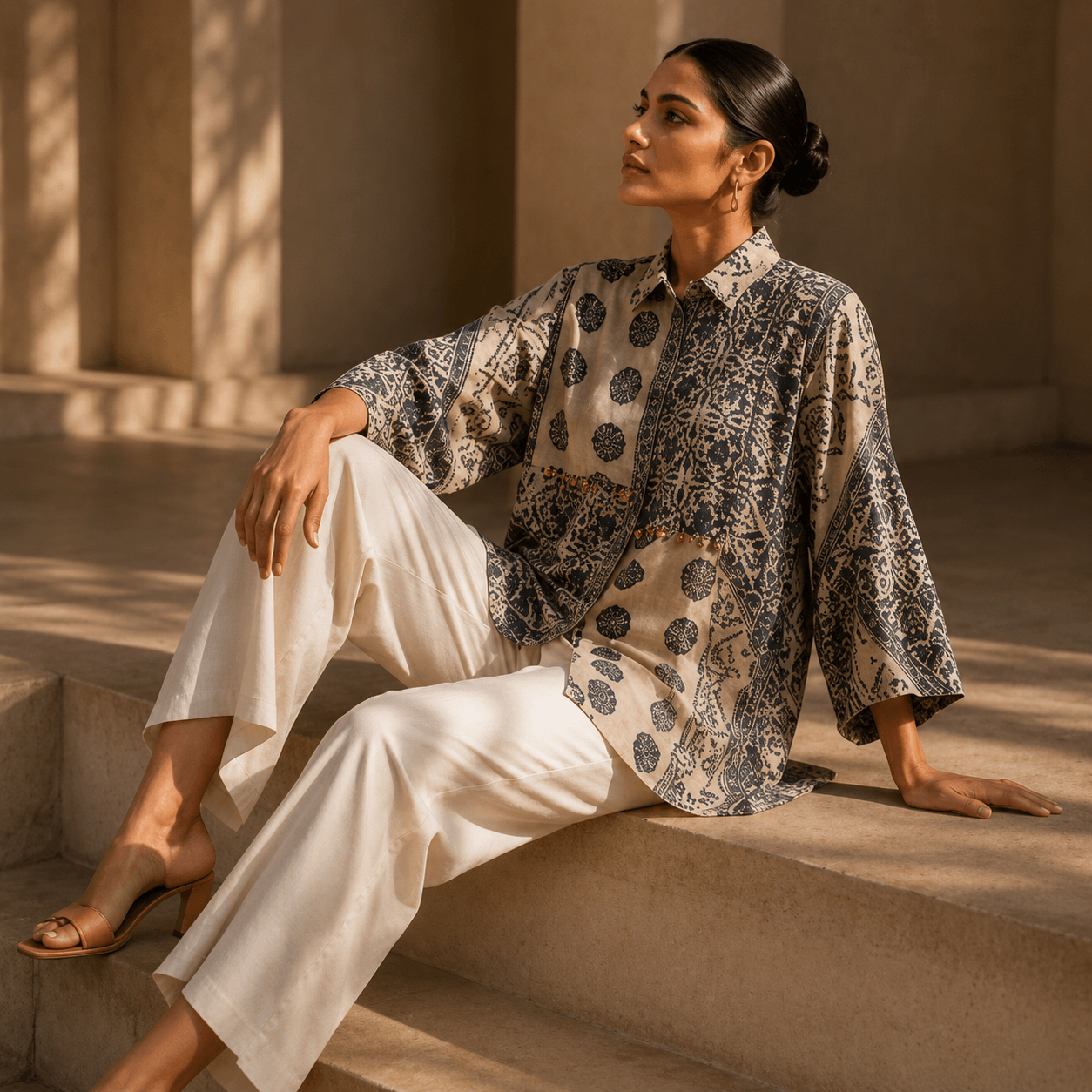 Ivory Zaria Heritage Shirt