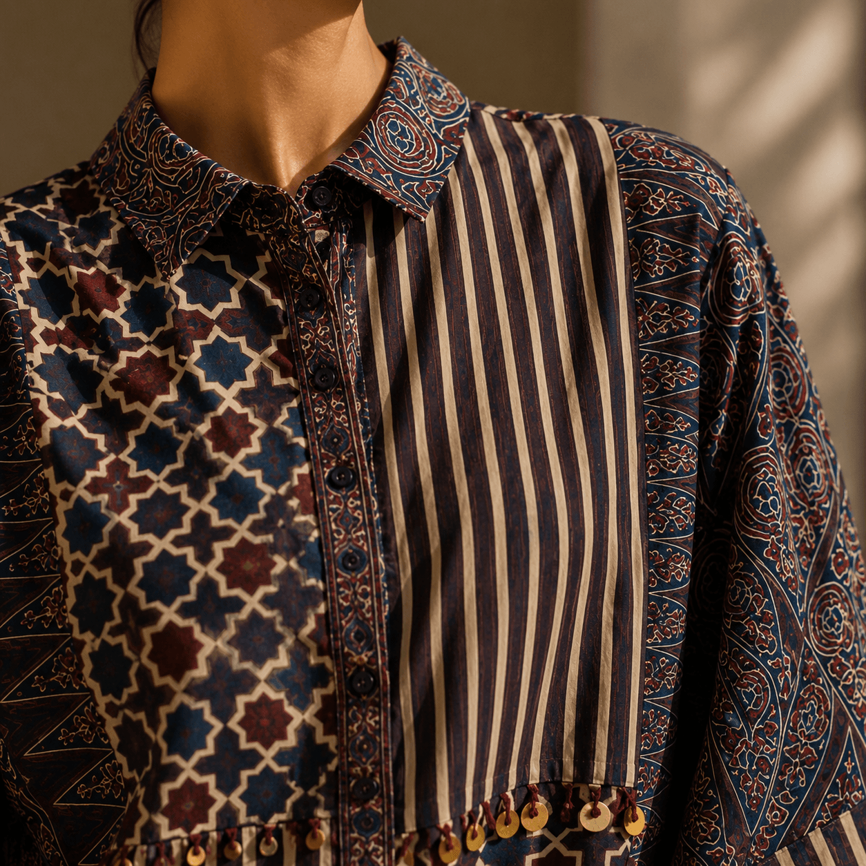Noir Zellige Luxe Shirt