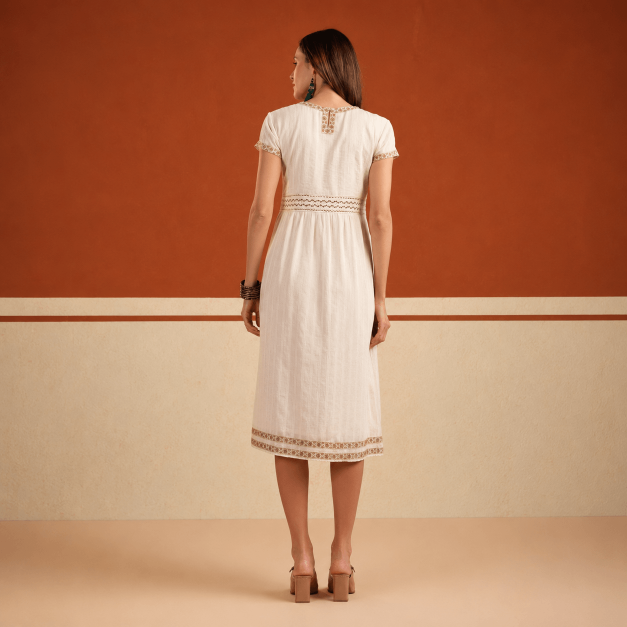 Pearl Blossom Luxe Dress