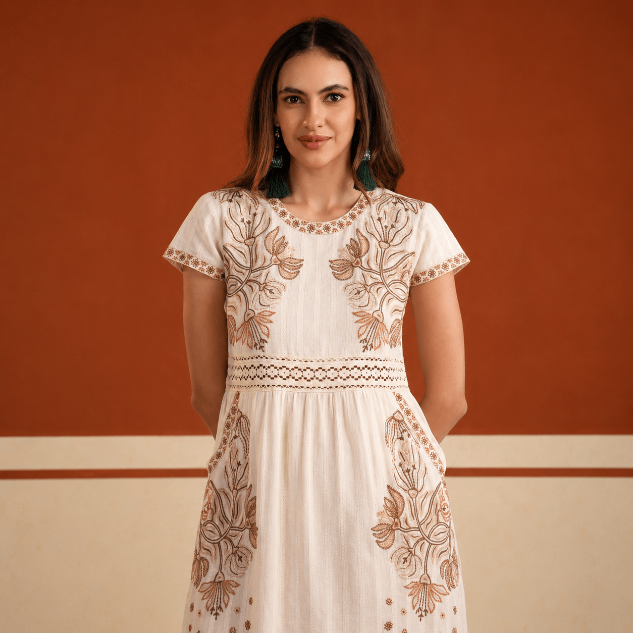 Pearl Blossom Luxe Dress