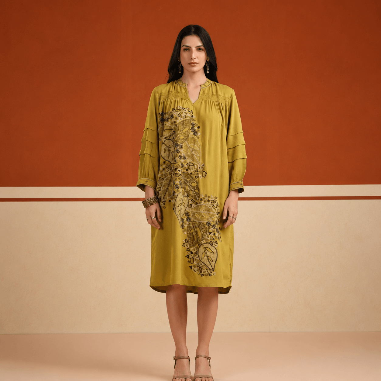 Olive Noor Luxe Dress