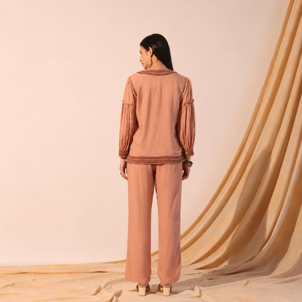 Blush Noor Luxe Co-ord Set