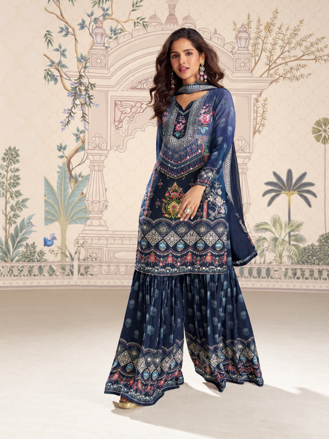 Midnight Heritage Printed 3-Piece Set