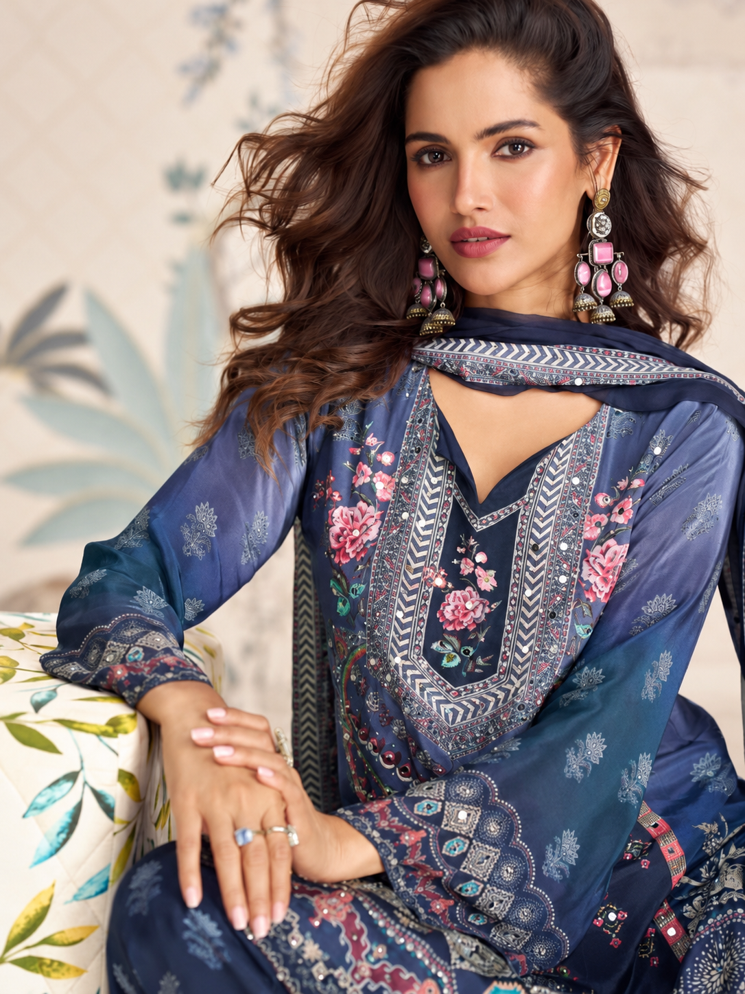 Midnight Heritage Printed 3-Piece Set