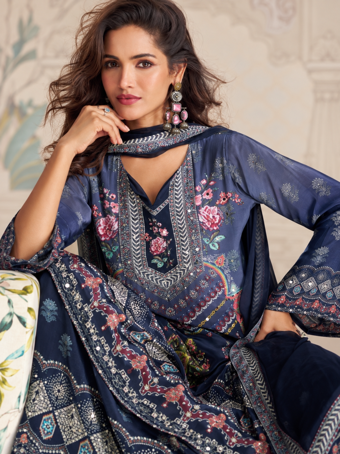Midnight Heritage Printed 3-Piece Set