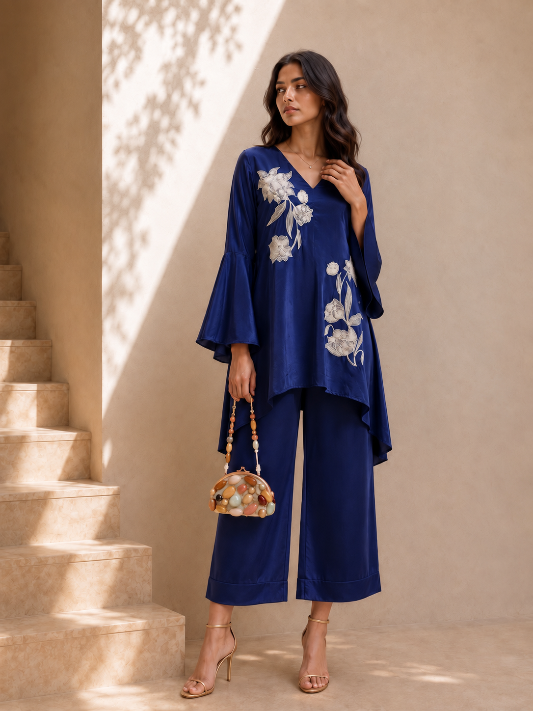 Sapphire Blossom  Co-Ord Set