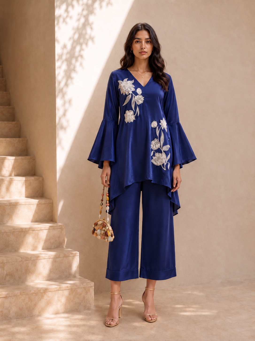 Sapphire Blossom  Co-Ord Set