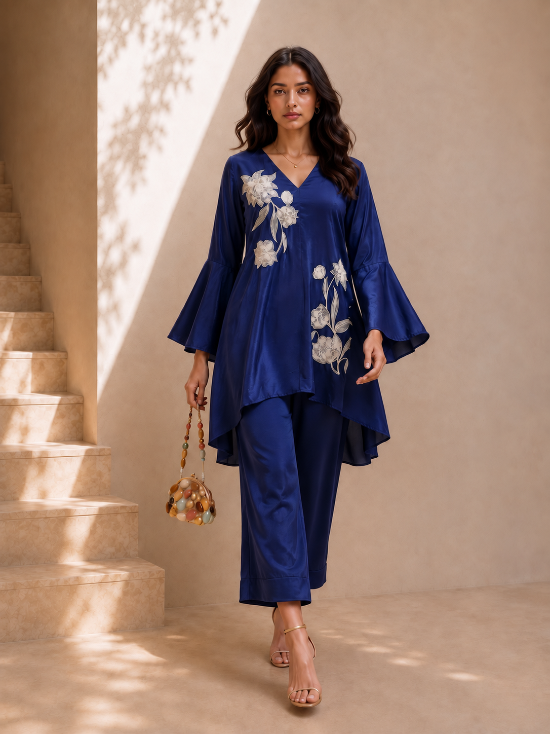 Sapphire Blossom  Co-Ord Set