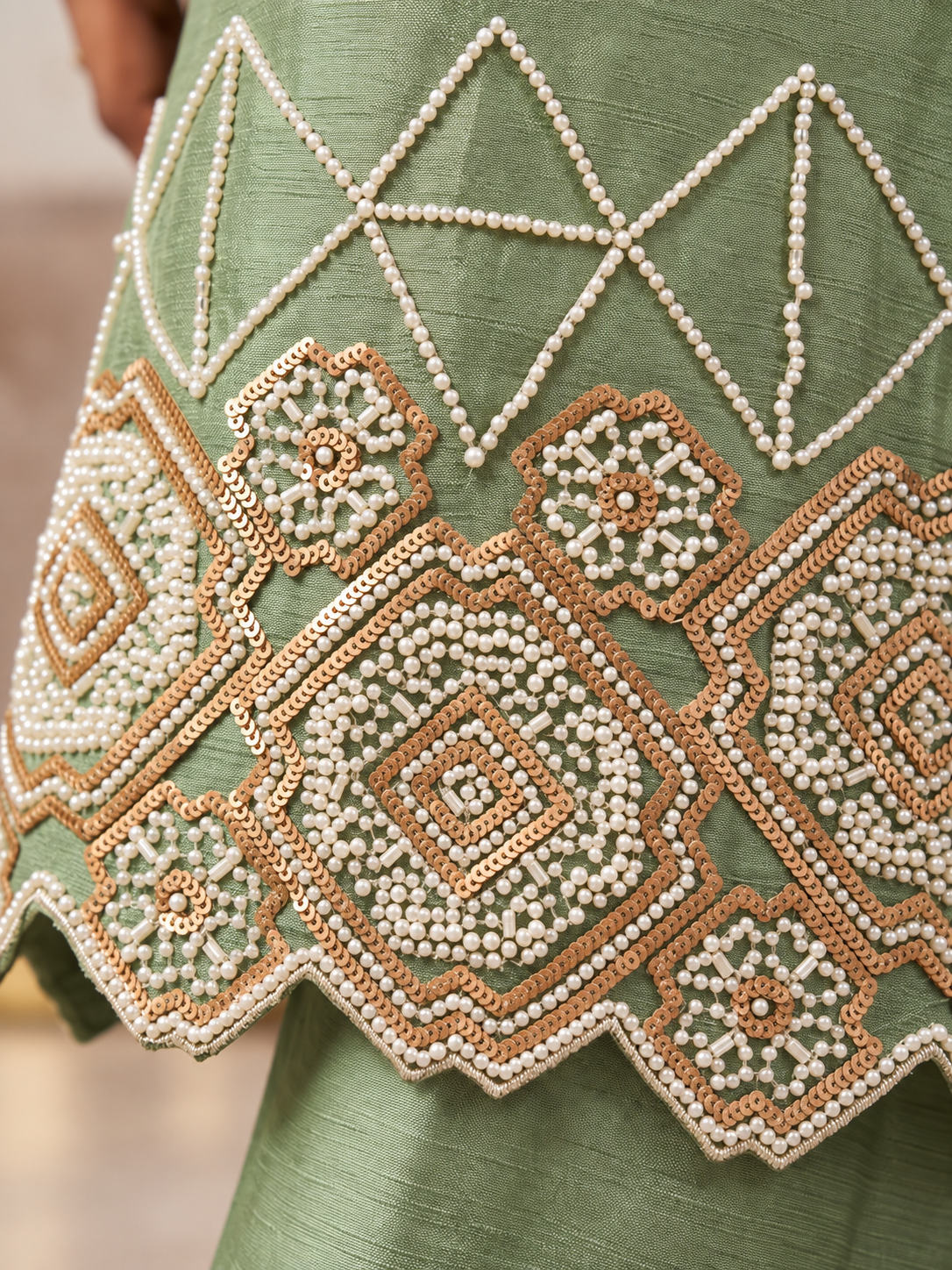 Pista Serenity Embroidered Sharara Set
