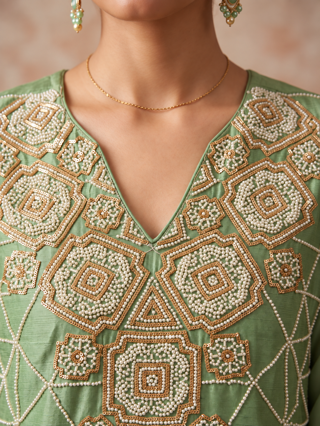 Pista Serenity Embroidered Sharara Set