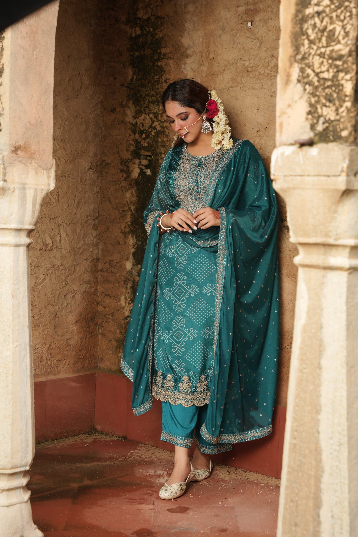 Emerald Royale Suit Set