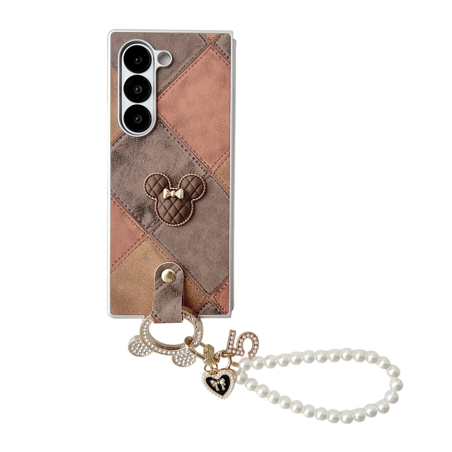 Samsung Galaxy Fold 7 – Pearl Bow Edition Case