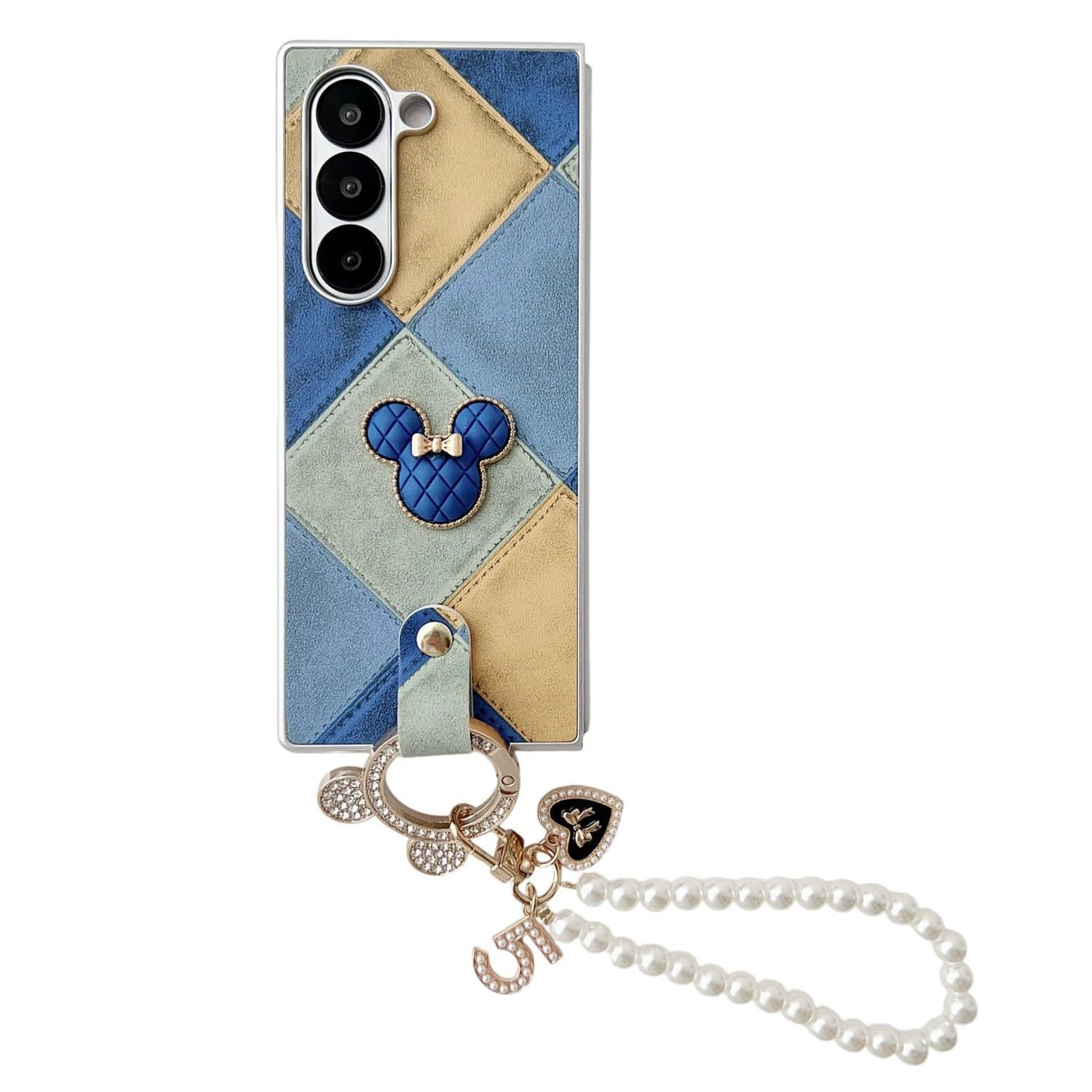 Samsung Galaxy Fold 7 – Pearl Bow Edition Case